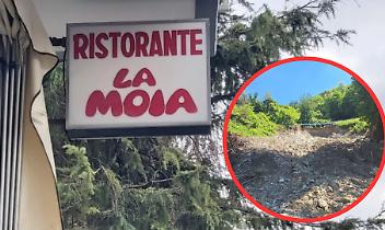 Frana sulla SP 104,  Città Metropolitana di Torino annuncia l'imminente apertura del cantiere. La replica del legale del ristorante La Moia: "Scandaloso che a noi non rispondano nemmeno!"