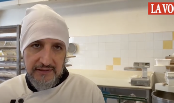 Spaccano la vetrata e rubano pure il cibo del cane: notte di paura alla panetteria