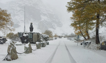 Neve anticipata nelle Valli di Lanzo, chiuso il tratto montano della SP1 fino a Pian della Mussa