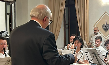 Il Maestro Cavallo ha diretto il concerto del Corpo Musicale Alpino di Ceres 