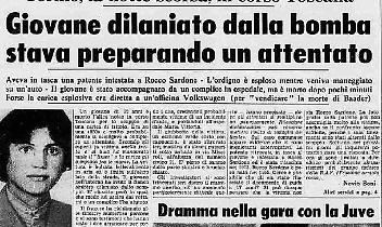 Rocco Sardone. Una fine da anni di piombo.