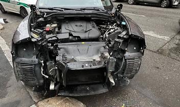 Auto rubata e smontata