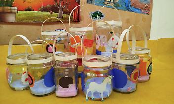 Le lanterne create dalla scuola dell'infanzia di Nole