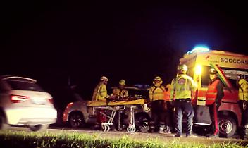 Brutto incidente a San Giorgio. Un ferito grave. Atterra l'elisoccorso