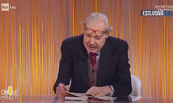Vittorio Sgarbi torna in tv dopo la malattia e presenta il suo nuovo libro da Bruno Vespa (VIDEO)