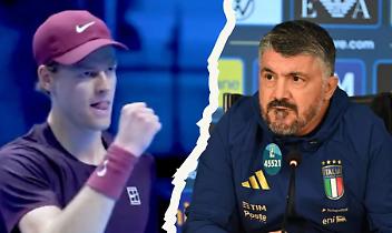 Sinner e Gattuso (foto social)