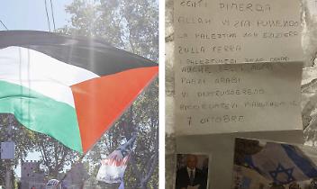 Odio in Canavese: espongono la bandiera Palestinese sul balcone, ricevono una lettera di minacce. "Vi distruggeremo"
