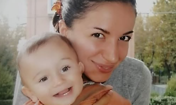 Andrea a il fratello Evan in una foto postata dal padre sui social