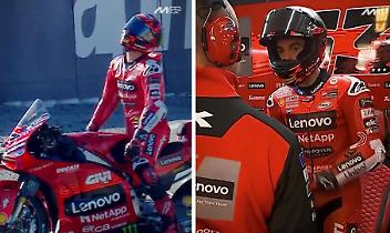 Errore clamoroso in Ducati, Bagnaia sbraita: «Vi siete dimenticati di fare benzina»