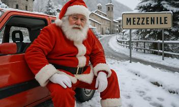 Natale on the road: a Mezzenile torna “Babbo Natale in Panda”