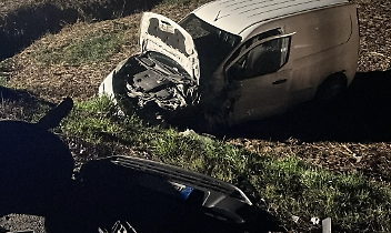 Incidente sulla provinciale 590 tra Cavagnolo e Monteu Da Po