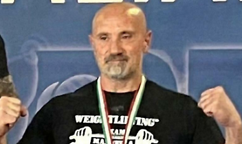 La forza non ha et&agrave;: Francesco Ieraci, il gigante di Castagneto Po che solleva 190 kg e sogna l'Europa
