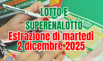 Estrazioni del Lotto, SuperEnalotto e 10eLotto: la corsa alla fortuna si riaccende con tutti i numeri estratti del 2 dicembre 2025