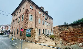 Lavori in corso a Palazzo Ellena di Brusasco