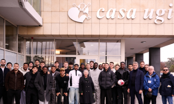 Il Torino FC in visita al Regina Margherita e a Casa UGI