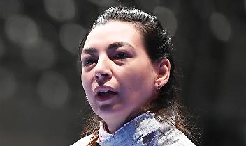 Andreea Mogos in pedana