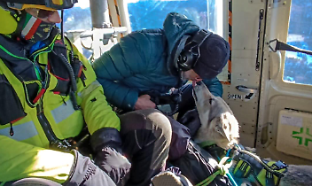 Soccorso a 2.900 metri: escursionista e cane recuperati al bivacco Sigot