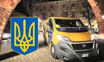 Dal Canavese all&rsquo;Ucraina a bordo di un furgone blindato: una catena umanitaria unisce due popoli