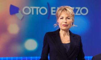 Incendio vicino allo studio tv