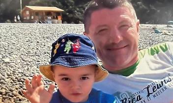 Davide Borgione e il pap&agrave;