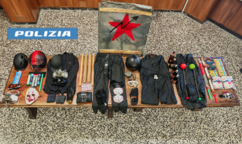 Gli oggetti sequestrati