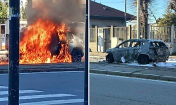 Auto in fiamme tra Torino e San Mauro: panico in Bertolla, intervengono i pompieri