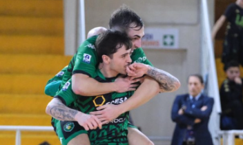 L'esultanza dei verdeneri