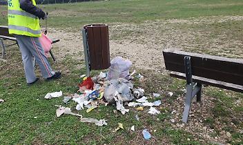 Sentieri invasi dai rifiuti