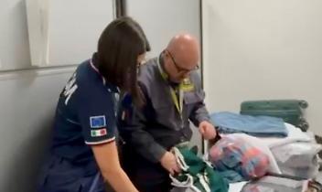 Farmaci nascosti nei calzini