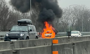 Foto di Tommaso Vinesi, pubblicate su Facebook nel gruppo &ldquo;Tangenziale di Torino Nord e Sud Info Traffico&rdquo;.