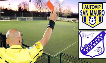 Tensione sugli spalti durante San Mauro&ndash;Volpiano: partita sospesa, un dirigente ferito