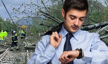 Maltempo blocca la ferrovia 