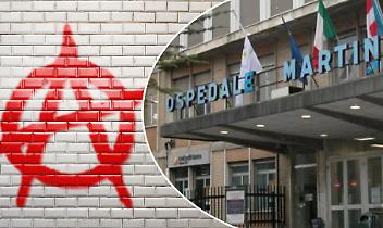 Blitz anarchico all&rsquo;ospedale Martini: volantini contro il Cpr nella mensa