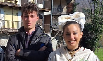 I priori Luca Teghillo e Valentina Bergagna, Federico Durando e Francesca Versin