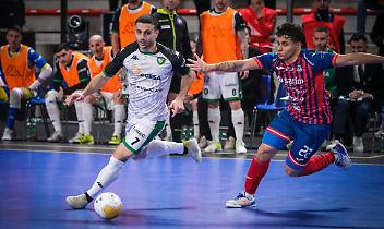 Una fase del match tra L84 e Feldi Eboli