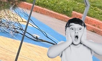 Leini, degrado al Parco Grande Torino