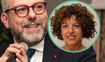 Il sindaco Luca Torella e la consigliera Sabrina Maschio