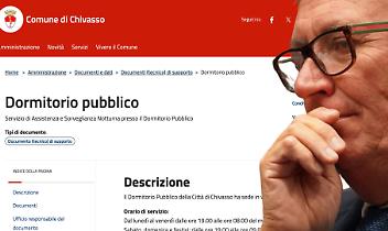 Dormitorio chiuso da 4 mesi, ma sul sito del Comune &egrave; ancora aperto