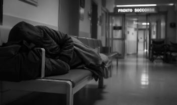 Non si dorme solo sotto i portici di via Torino. C'&egrave; chi passa la notte anche sulle panche del Pronto Soccorso