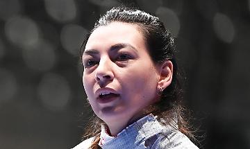 Andreea Mogos in pedana