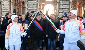La Fiamma Olimpica attraversa Rivoli