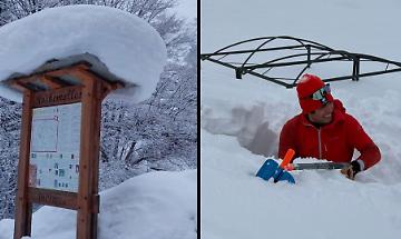 Alpi nella morsa della tempesta