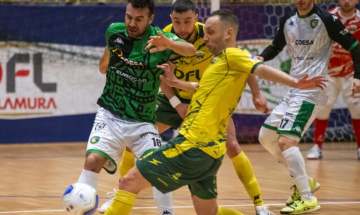 Una fase del match tra Sala Consilina e L84