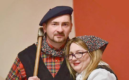 ISSIGLIO. Bel Carnevale con la Lavandera Federica e il Busarin Massimiliano