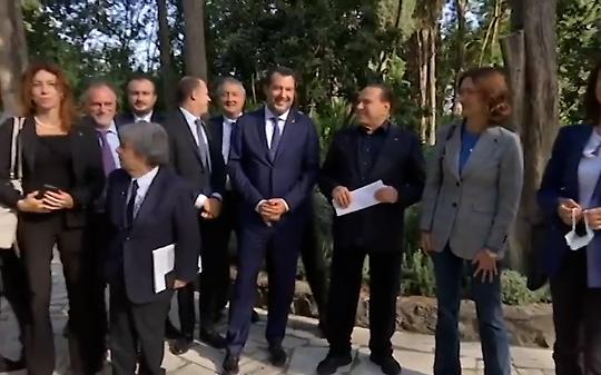Roma. Ieri il vertice del centrodestra a Villa Grande (VIDEO)