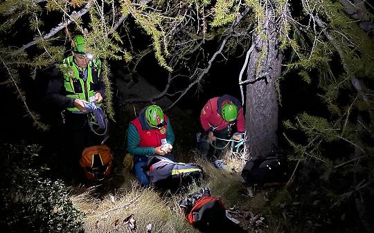 Coppia bloccata in parete a Noasca, salvati dal Soccorso Alpino