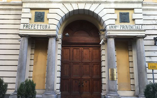 La sede della Prefettura vercellese