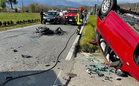 TRAGEDIA DI PASQUA: muore motociclista di 25 anni