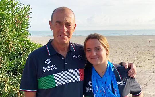 Valentina Pasquino con Giovanni Anselmetti