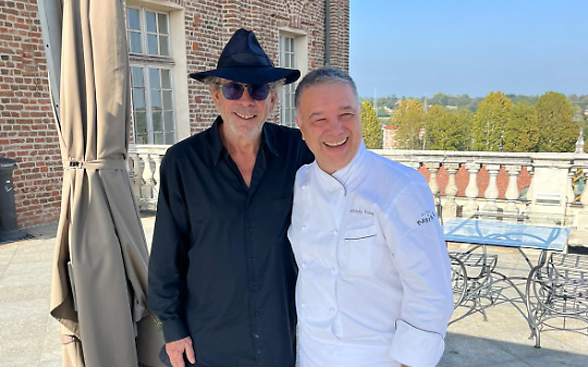 Il regista Tim Burton a pranzo alla Reggia di Venaria